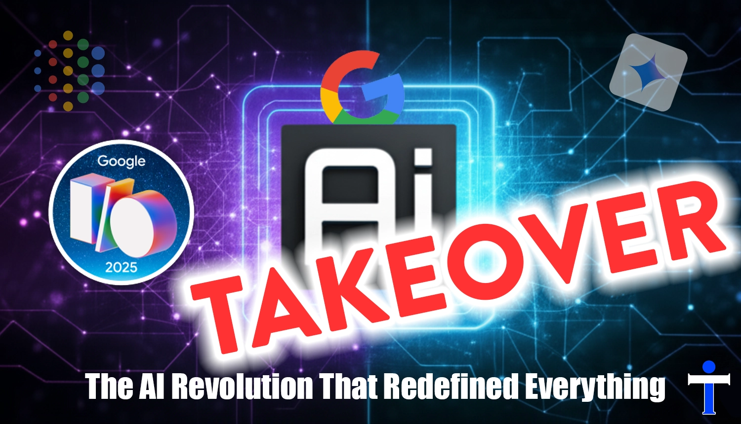 Google I/O 2025 AI Revolution cover artwork